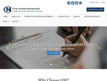 Tablet Screenshot of graysystems.com